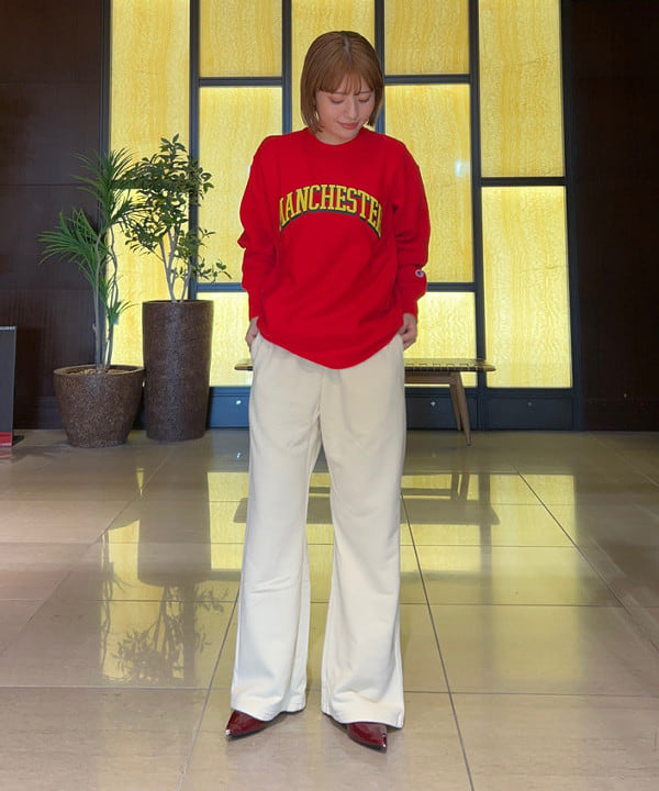 Hazukiさんの「BEAMS WOMEN｜Champion  / 別注 ロング パンツ」を使ったコーディネート