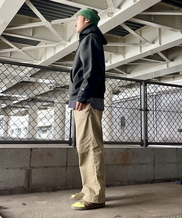 高遠 恒巳さんの「BEAMS WOMEN｜ルーズ クルーネック サーマル」を使ったコーディネート