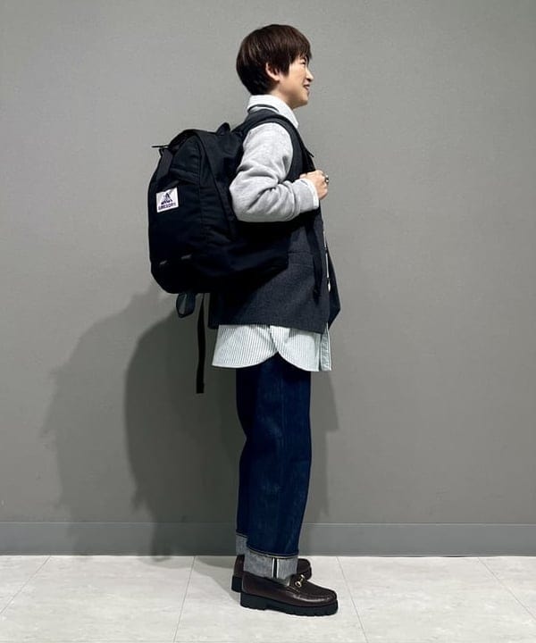 木村 梨香さんの「BEAMS WOMEN｜GOOD ROCK SPEED / 別注 カレッジ クルー スウェット」を使ったコーディネート