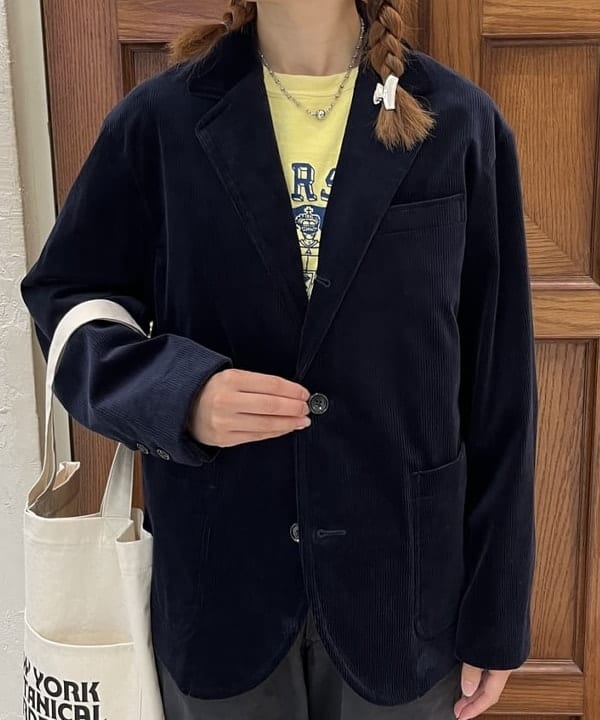 たぐみさんの「BEAMS WOMEN｜BEAMS BOY / ミリタリー リブ ロングソックス」を使ったコーディネート