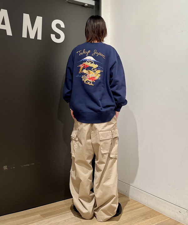 関澤 佑樹さんの「BEAMS WOMEN｜【別注】テーラー東洋 / SUKA CREW SWEAT EMBROIDERED」を使ったコーディネート