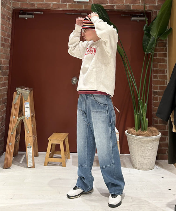 ディクソン 太陽さんの「BEAMS WOMEN｜BEAMS / マルチボーダー ワッチキャップ」を使ったコーディネート