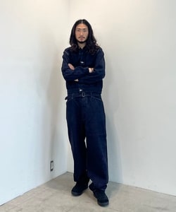 BEAMS（ビームス）COMOLI / デニム ベルテッドパンツ（パンツ
