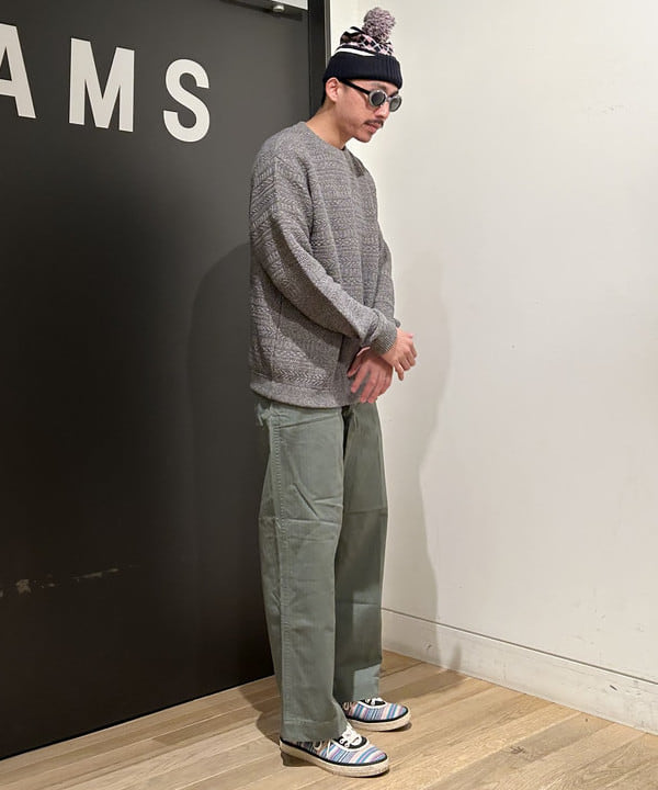 及川 晃さんの「BEAMS WOMEN｜アーガイル ポンポン ワッチ キャップ」を使ったコーディネート