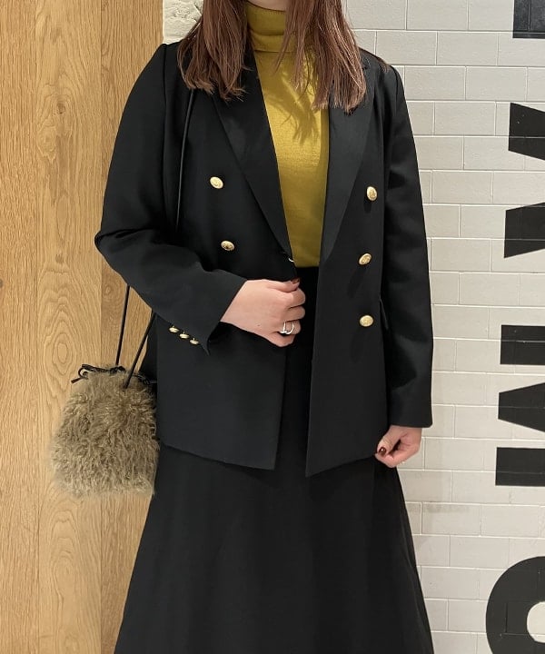 CHIHIROさんの「BEAMS WOMEN｜AK+1 / ハーフスリーブ タートル ニット プルオーバー」を使ったコーディネート