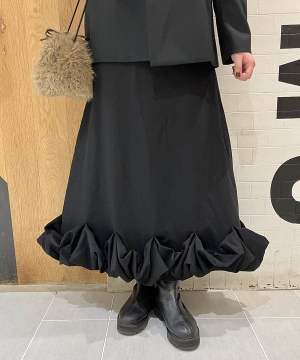 CHIHIROさんの「BEAMS WOMEN｜AK+1 / ハーフスリーブ タートル ニット プルオーバー」を使ったコーディネート