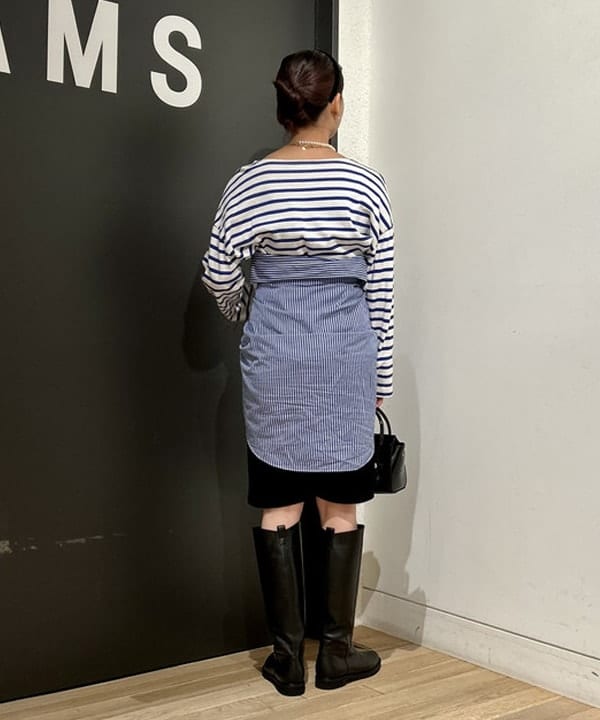早川 萌子さんの「BEAMS WOMEN｜カット コーデュロイ バイカー ショーツ」を使ったコーディネート