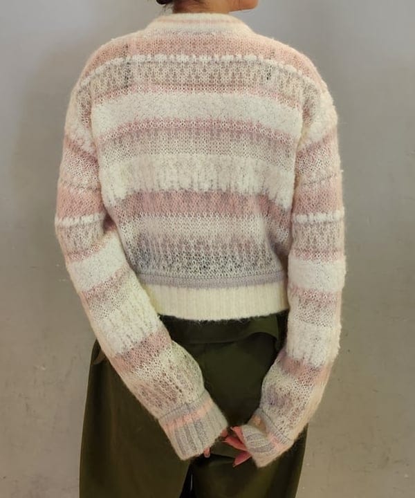 saori KATOさんの「BEAMS WOMEN｜【別注】BOUSSOLE / フェアアイル カーディガン」を使ったコーディネート