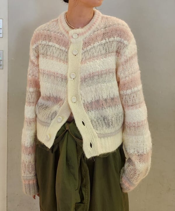 saori KATOさんの「BEAMS WOMEN｜【別注】BOUSSOLE / フェアアイル カーディガン」を使ったコーディネート