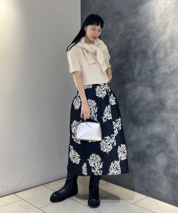 OSUMIさんの「BEAMS WOMEN｜CAMINANDO / ライディング ロングブーツ」を使ったコーディネート