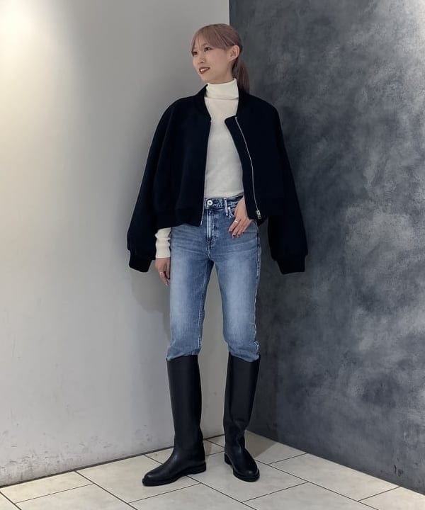 nodokaさんの「BEAMS WOMEN｜COG THE BIGSMOKE / KARINA ショートブルゾン」を使ったコーディネート