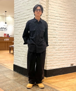 BLUCO ブルコ OL-109C-017 CORDUROY WORK SHIRTS コーデュロイ