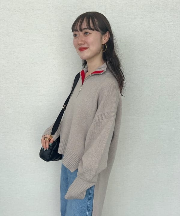 大浦 栞さんの「BEAMS WOMEN｜upper hights / THE NIECE デニムパンツ」を使ったコーディネート