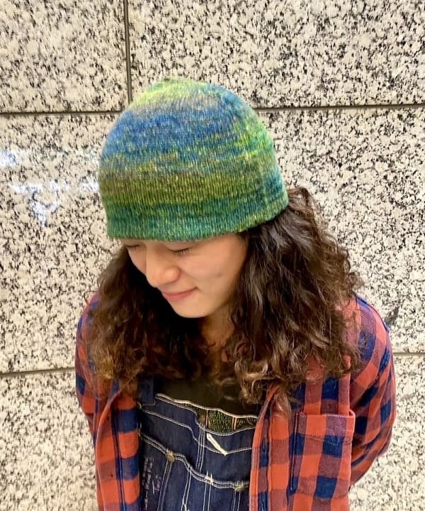 りくっしーさんの「BEAMS WOMEN｜BEAMS / グラデーション ワッチキャップ」を使ったコーディネート