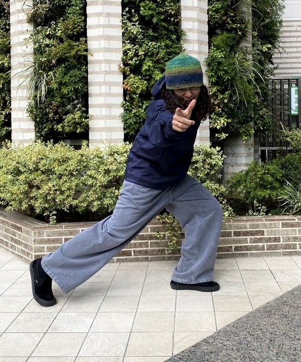 りくっしーさんの「BEAMS WOMEN｜BEAMS / グラデーション ワッチキャップ」を使ったコーディネート