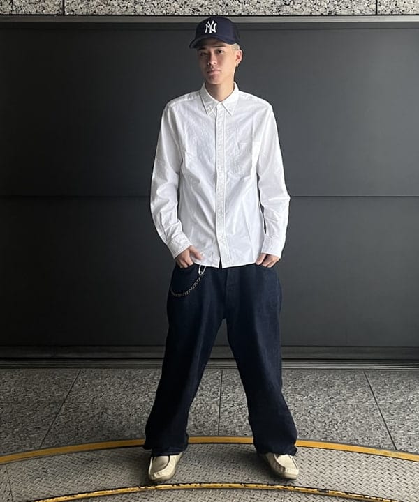 宮越 拓斗さんの「BEAMS WOMEN｜オックスフォード ボタンダウン シャツ」を使ったコーディネート