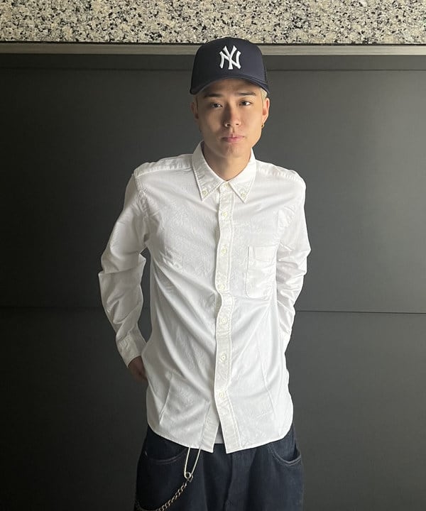 宮越 拓斗さんの「BEAMS WOMEN｜オックスフォード ボタンダウン シャツ」を使ったコーディネート