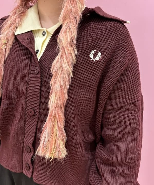ここあさんの「BEAMS WOMEN｜リブ ニット ポロ」を使ったコーディネート