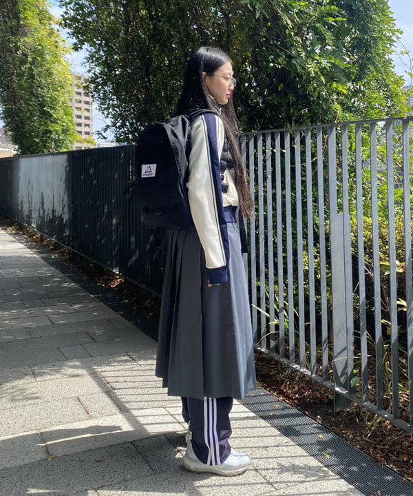 ayaさんの「BEAMS WOMEN｜ダブル ベルト プリーツ スカート」を使ったコーディネート