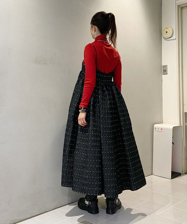 りかちょび/岸本梨佳さんの「BEAMS WOMEN｜NAPRON / 別注 レース ミニ ペイシェント バッグ」を使ったコーディネート