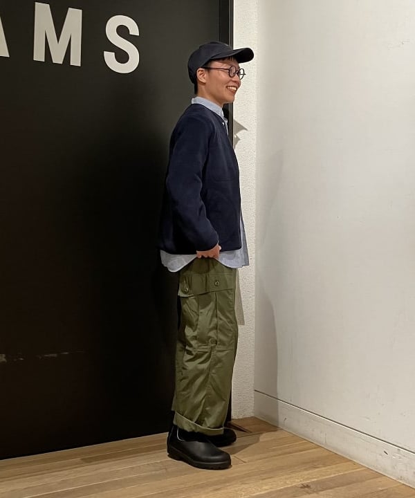 土田 達也さんの「BEAMS WOMEN｜DANTON / ノーカラー フリース ジャケット」を使ったコーディネート