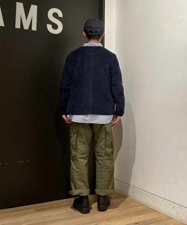 土田 達也さんの「BEAMS WOMEN｜DANTON / ノーカラー フリース ジャケット」を使ったコーディネート