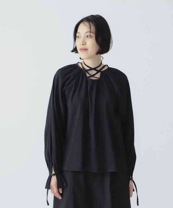神坂 莉子さんの「BEAMS WOMEN｜RBS / 配色ヘム ハーフ パンツ」を使ったコーディネート