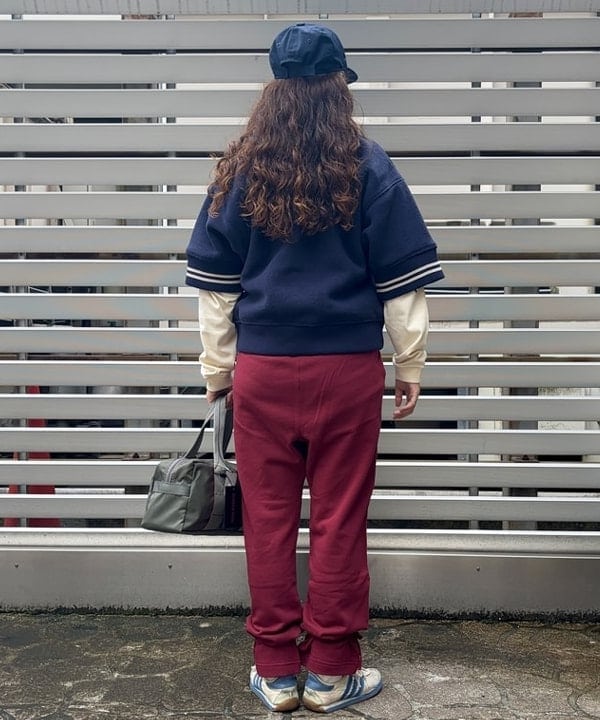 チナツさんの「BEAMS WOMEN｜Champion × BEAMS BOY / 別注 ボア フリース ジップ ブルゾン」を使ったコーディネート