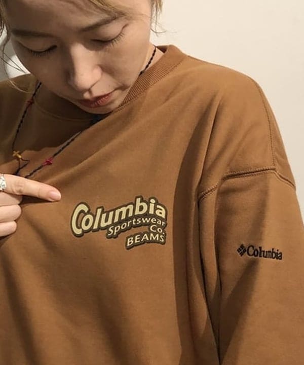 おはぎ(萩原)さんの「BEAMS WOMEN｜【別注】Columbia / Graphic Sweat」を使ったコーディネート