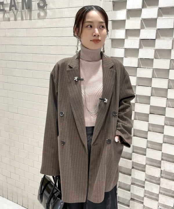 カタヤマ アヤさんの「BEAMS WOMEN｜フラップ ミニ バッグ」を使ったコーディネート