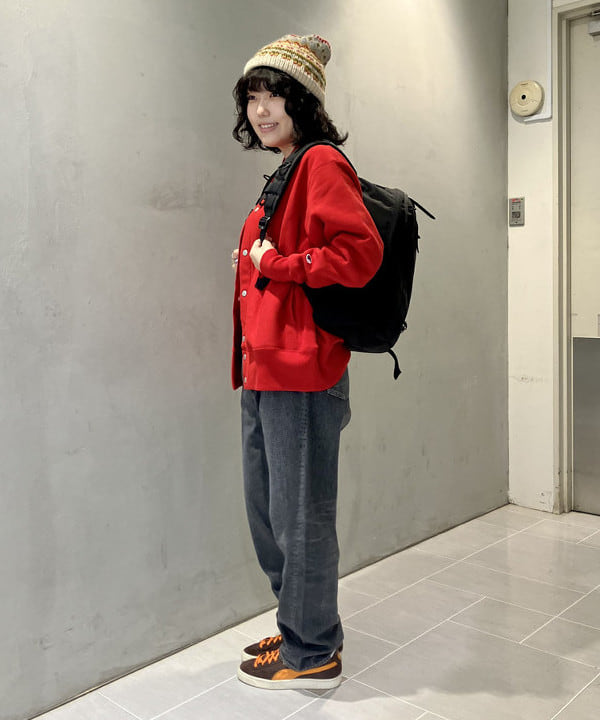 小原 もこさんの「BEAMS WOMEN｜CHAMULA / カフ キャップ」を使ったコーディネート
