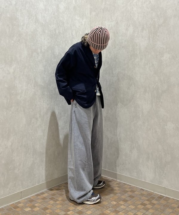 菊田 悠さんの「BEAMS WOMEN｜フェード ワイド スウェット パンツ」を使ったコーディネート