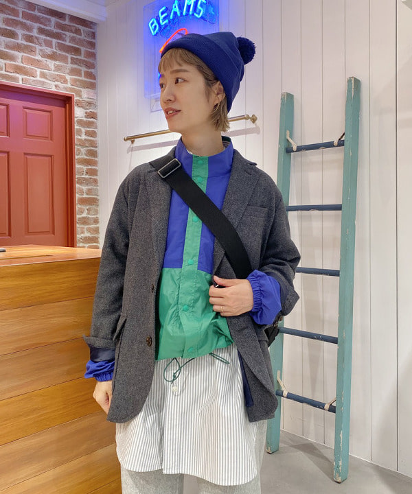 Kaoru Sakumaさんの「BEAMS WOMEN｜ナイロン パッカブル ブルゾン」を使ったコーディネート