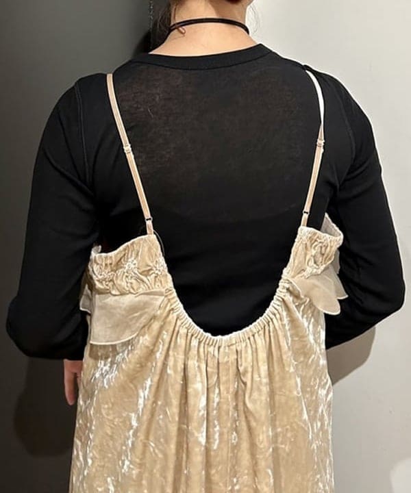 早川 萌子さんの「BEAMS WOMEN｜テレコ リブ クルーネック トップス」を使ったコーディネート