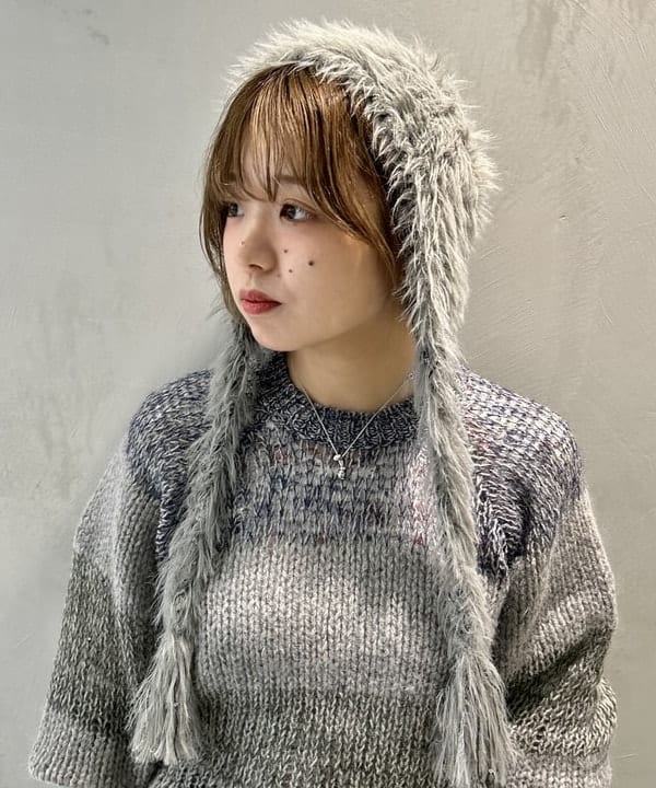 ナツハさんの「BEAMS WOMEN｜maturely / スパンコール ボーダー クルーニット」を使ったコーディネート