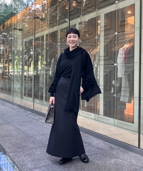 Ichika Hondaさんの「BEAMS WOMEN｜extreme cashmere / ELLENI ショート プルオーバーニット」を使ったコーディネート