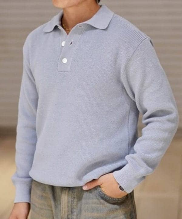 Kellyさんの「BEAMS WOMEN｜12ゲージ リブニット ポロシャツ」を使ったコーディネート