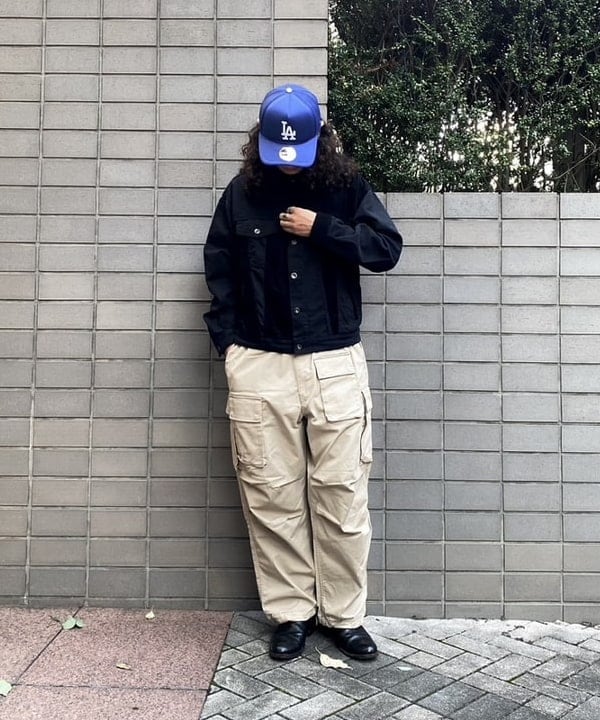 りくっしーさんの「BEAMS WOMEN｜クレイジー デザイン トラッカージャケット」を使ったコーディネート