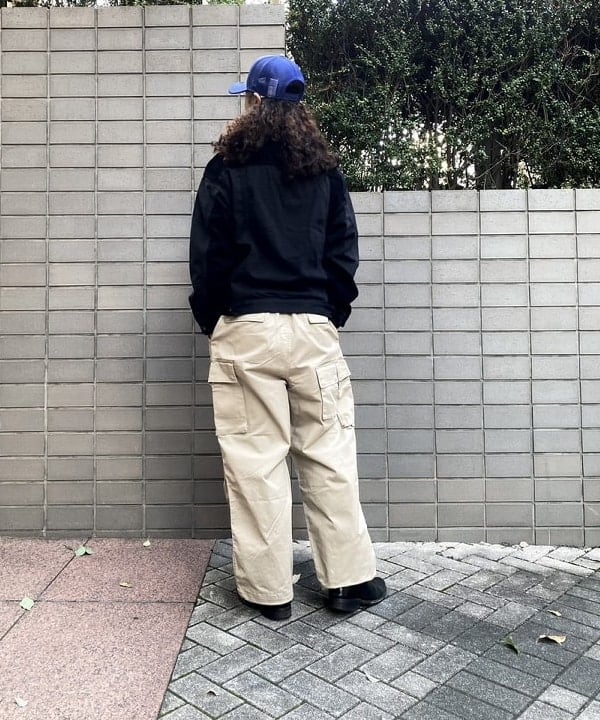 りくっしーさんの「BEAMS WOMEN｜クレイジー デザイン トラッカージャケット」を使ったコーディネート