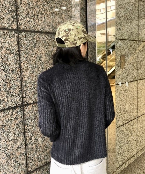 はるひむさんの「BEAMS WOMEN｜シャギー ハイネック ジップ カーディガン」を使ったコーディネート