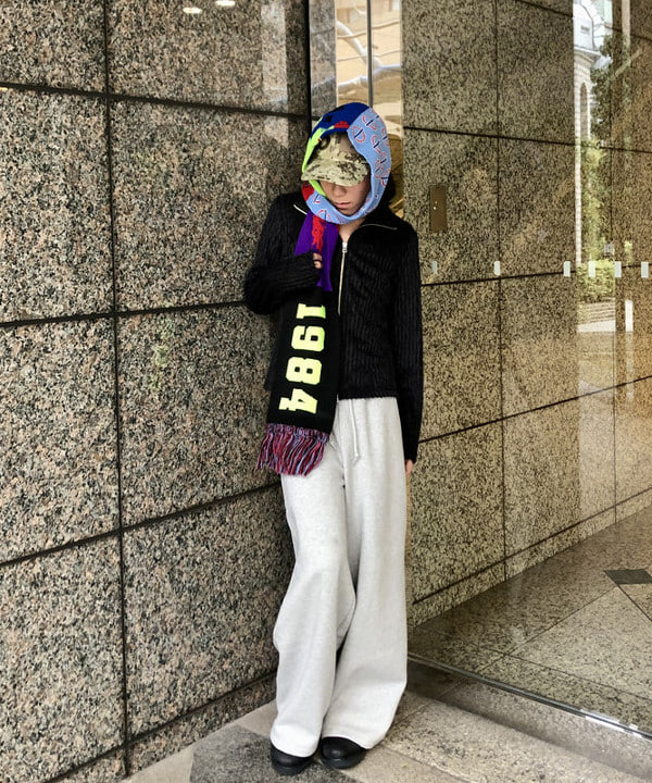 はるひむさんの「BEAMS WOMEN｜シャギー ハイネック ジップ カーディガン」を使ったコーディネート