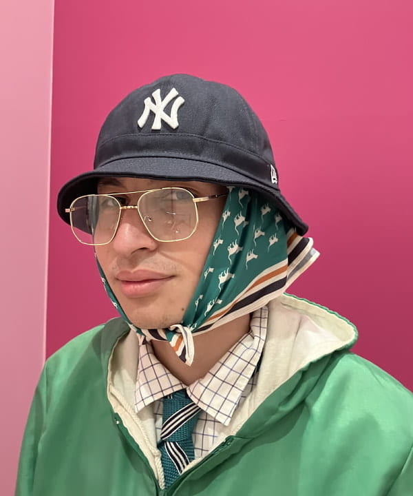 ディクソン 太陽さんの「BEAMS WOMEN｜NEW ERA × BEAMS / 別注 Explorer Hat 24AW」を使ったコーディネート