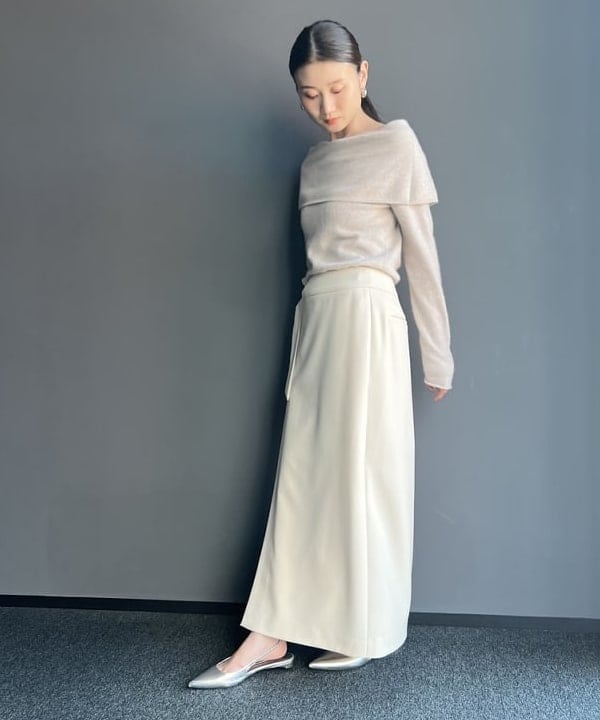 隈元 楓さんの「BEAMS WOMEN｜LEE × Demi-Luxe BEAMS / ラップ ロングスカート .M」を使ったコーディネート