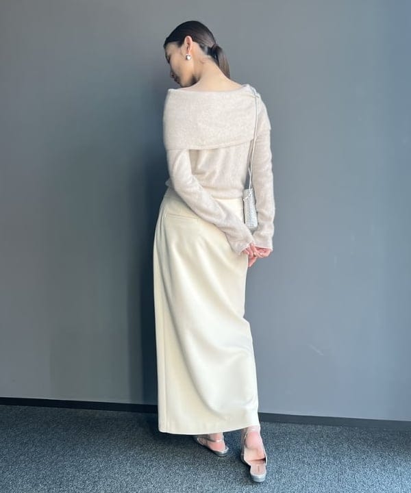 隈元 楓さんの「BEAMS WOMEN｜LEE × Demi-Luxe BEAMS / ラップ ロングスカート .M」を使ったコーディネート