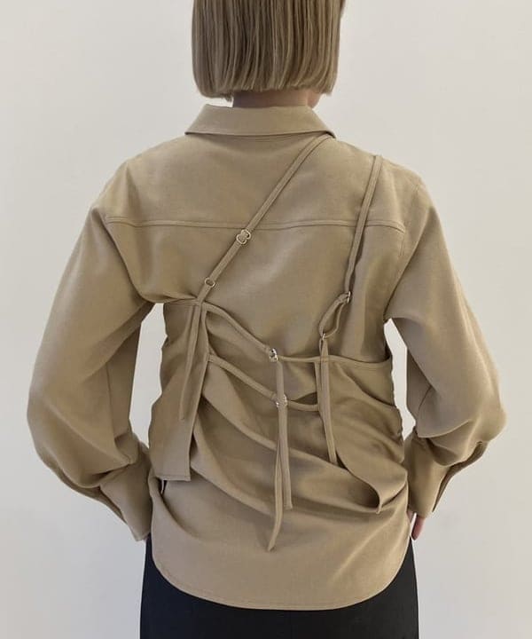 Hazukiさんの「BEAMS WOMEN｜RBS / キャミ レイヤード シャツ」を使ったコーディネート