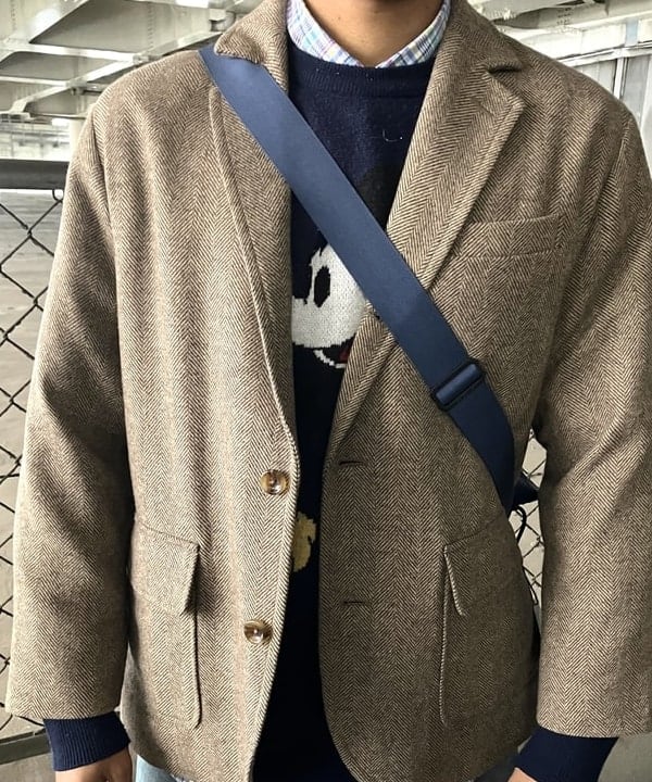 NADEL ナデールさんの「BEAMS WOMEN｜BRIEFING × BEAMS PLUS / 別注 FLEET MESSENGER BAG」を使ったコーディネート