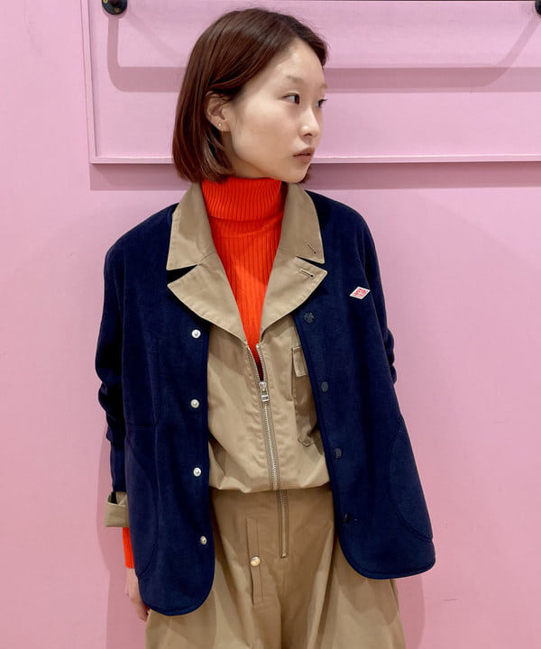 水野 萌香さんの「BEAMS WOMEN｜DANTON / FLEECE COLLARLESS JACKET」を使ったコーディネート