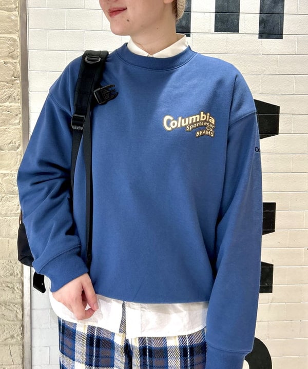 スミレさんの「BEAMS WOMEN｜【別注】Columbia / Graphic Sweat」を使ったコーディネート