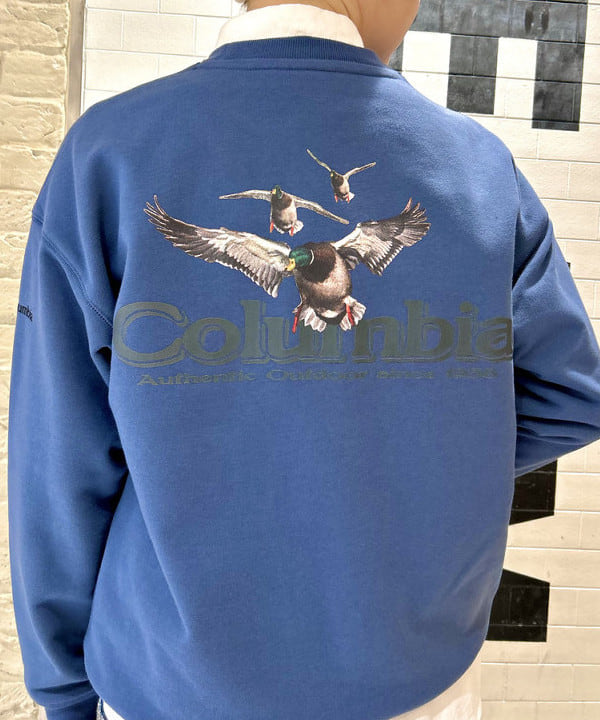 スミレさんの「BEAMS WOMEN｜【別注】Columbia / Graphic Sweat」を使ったコーディネート
