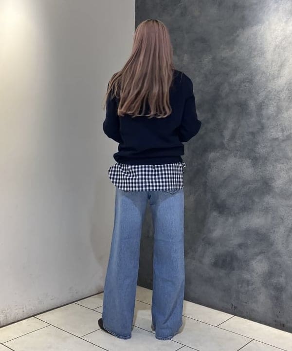 nodokaさんの「BEAMS WOMEN｜upper hights / THE NIECE デニムパンツ」を使ったコーディネート